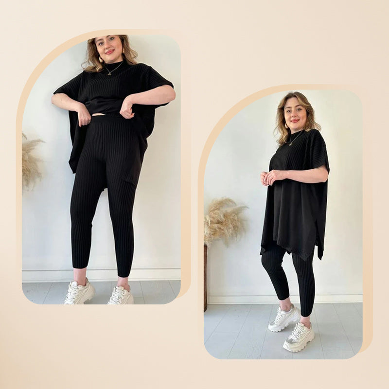Elina™ – Tvådelat Stickat Set