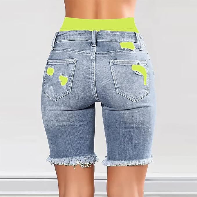 Charley™ – Damens Stilrena Vardagsshorts