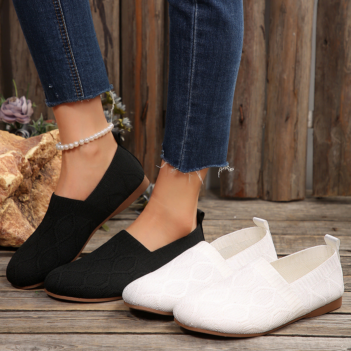 Nina™ – Avslappnade Slip-on Sneakers för Dam
