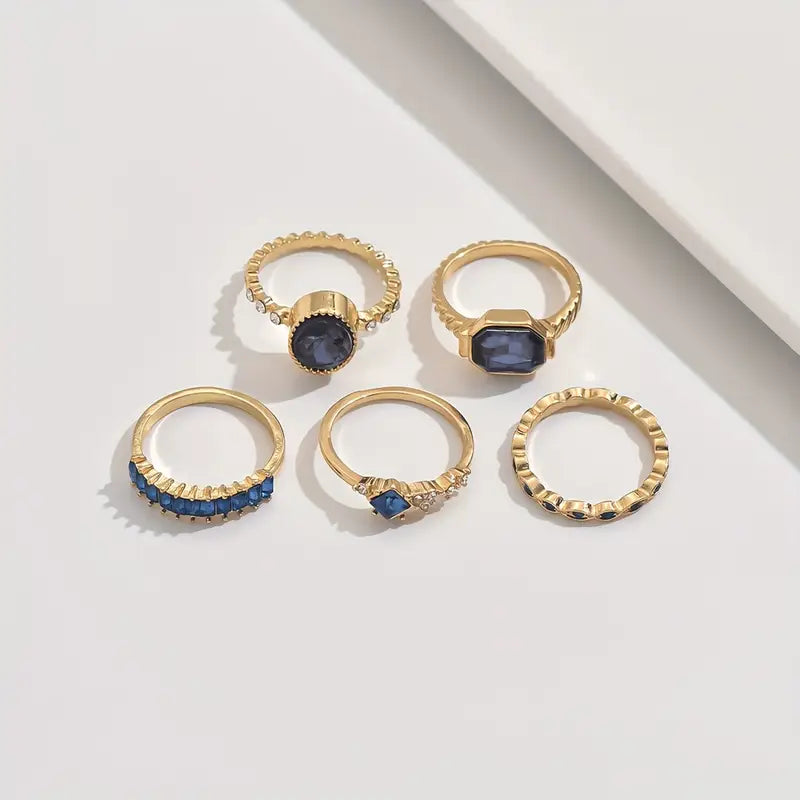 Ädelstens Ring Set | Tillsammans Mot Diabetes