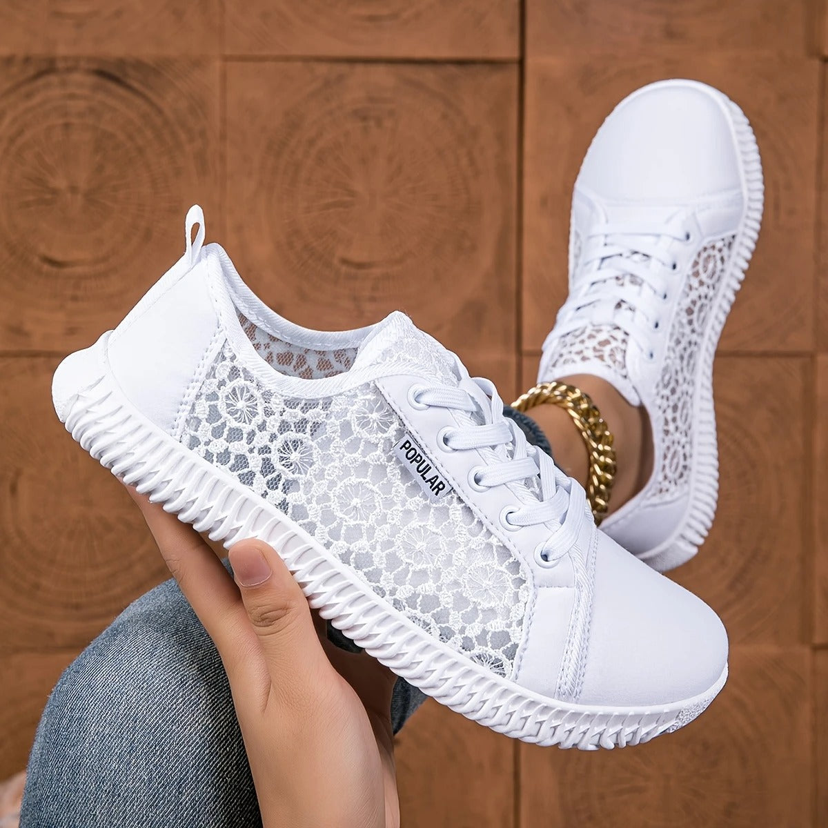 Dammy™ – Andningsbara Mesh-sneakers för Kvinnor