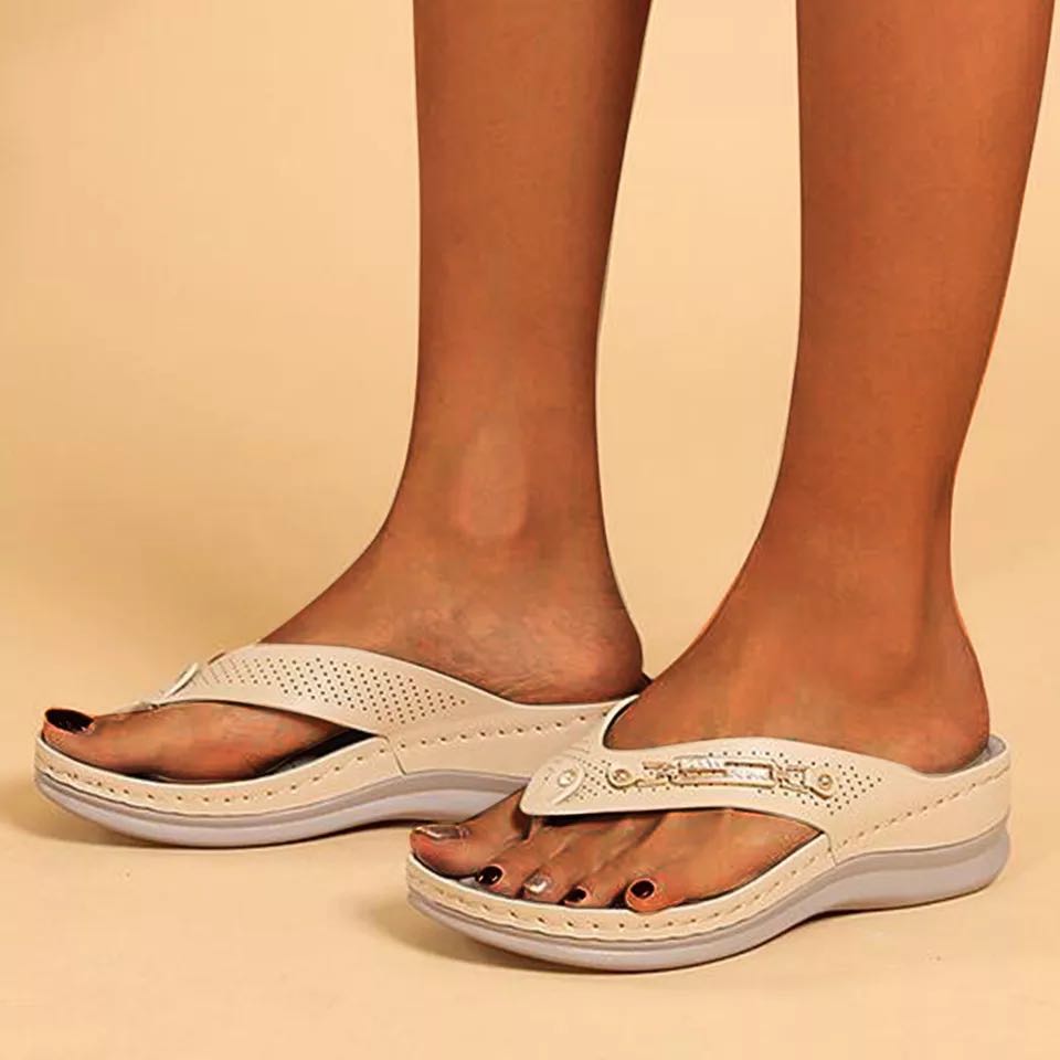 Lila™ – Damens Avslappnade Sommartoﬄor