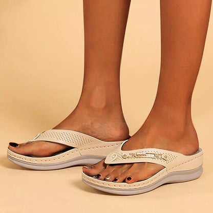 Lila™ – Damens Avslappnade Sommartoﬄor