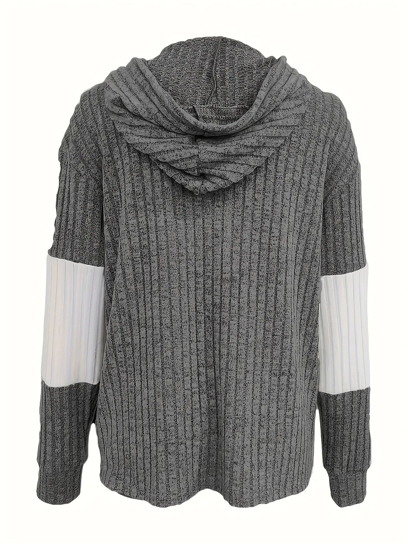 Inga™ – Färgblock Zip-Huvtröja för Dam