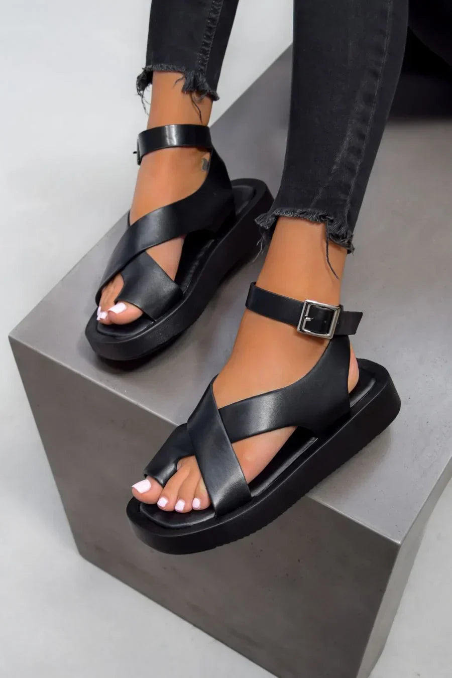 Allanna™ – Damens Chunky Gladiatorsandaler