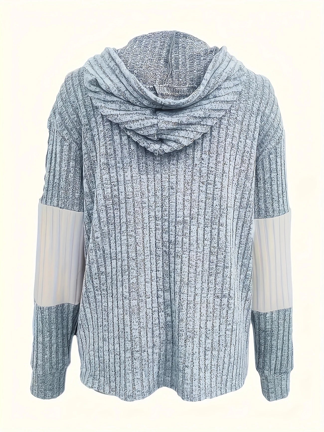 Inga™ – Färgblock Zip-Huvtröja för Dam