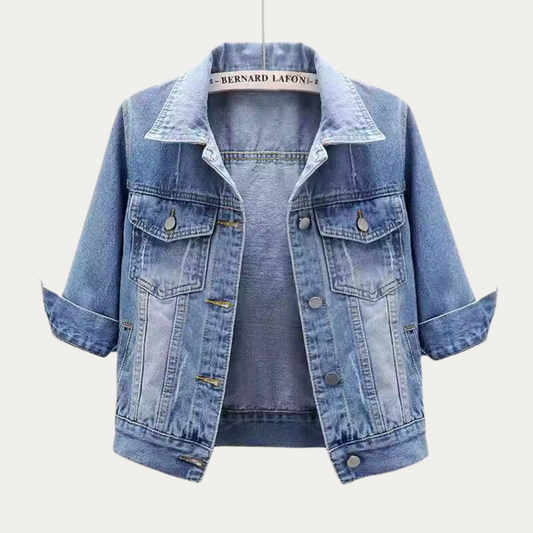 Rhea™ – Damens Klassiska Jeansjacka