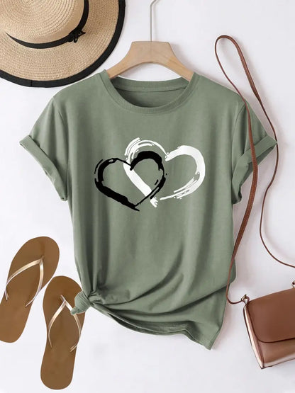 Hjärta av Vänlighet T-shirt | Tillsammans mot Bröstcancer