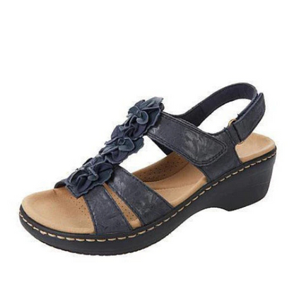 Orina™ - Stödjande Bordeaux Sandaler för Dam