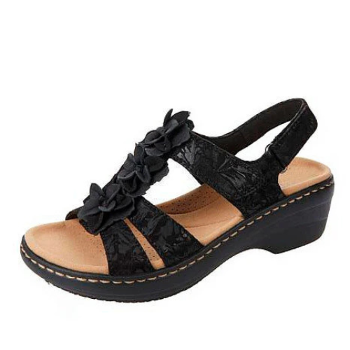 Orina™ - Stödjande Bordeaux Sandaler för Dam