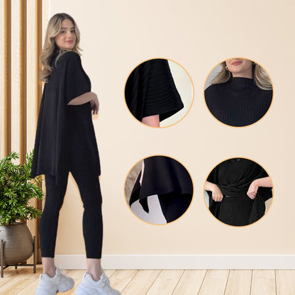 Elina™ – Tvådelat Stickat Set