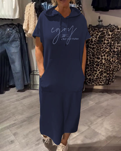 Nadia™ – Kvinnors Elegant Klänning med Huva