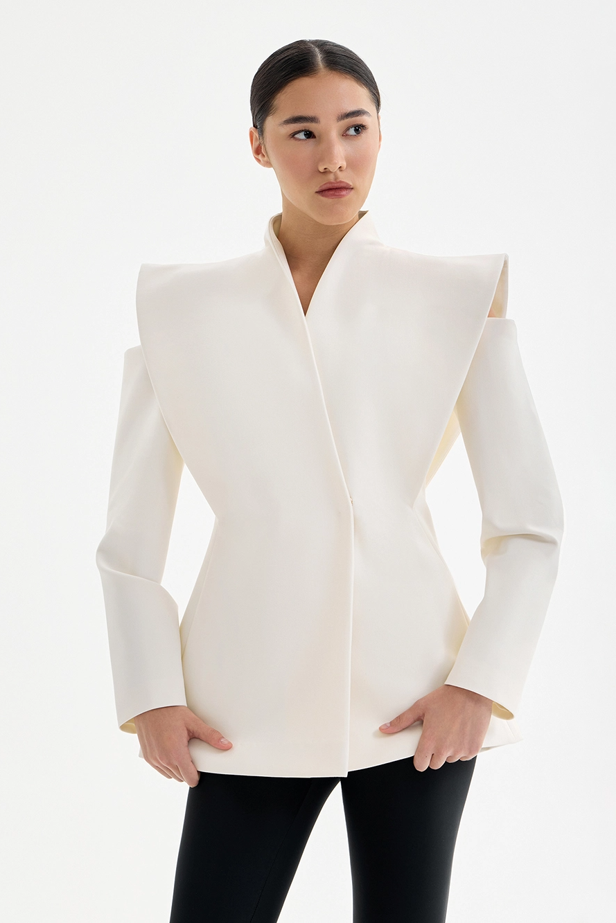 Valerie™ - Kvinnor Skulpterad Axelblazer