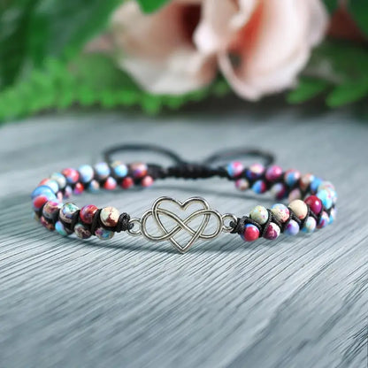 Sten Evighetshjärta Armband | Tillsammans mot Bröstcancer
