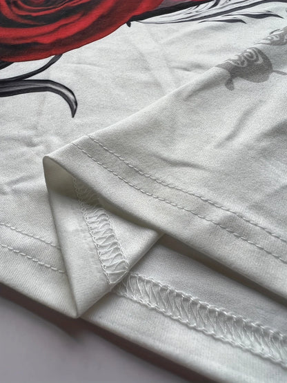 Gemma™ – T-shirt med Rostryck för Dam