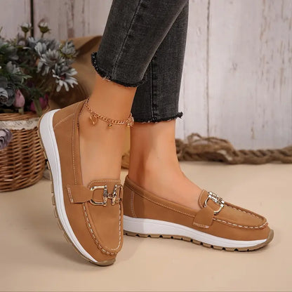 Bianca™ – Damens Loafers med Spänne