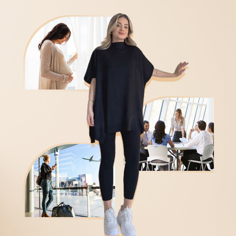 Elina™ – Tvådelat Stickat Set