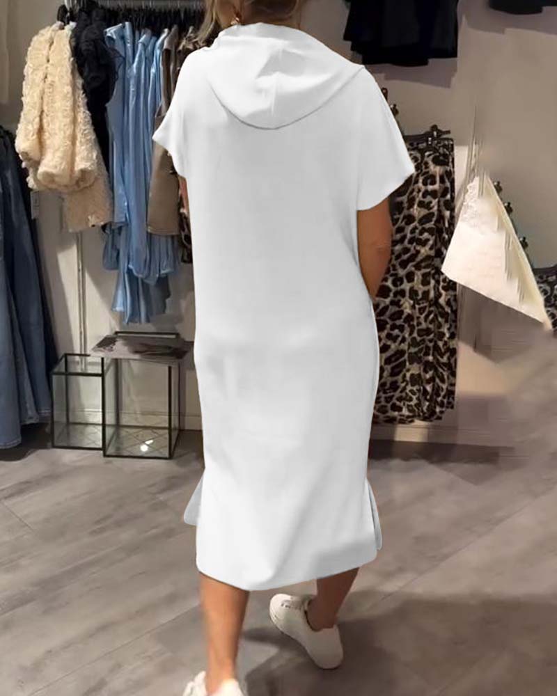 Sheeka™ – Avslappnad Hoodieklänning för Kvinnor