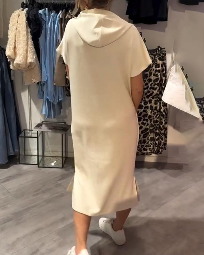 Sheeka™ – Avslappnad Hoodieklänning för Kvinnor