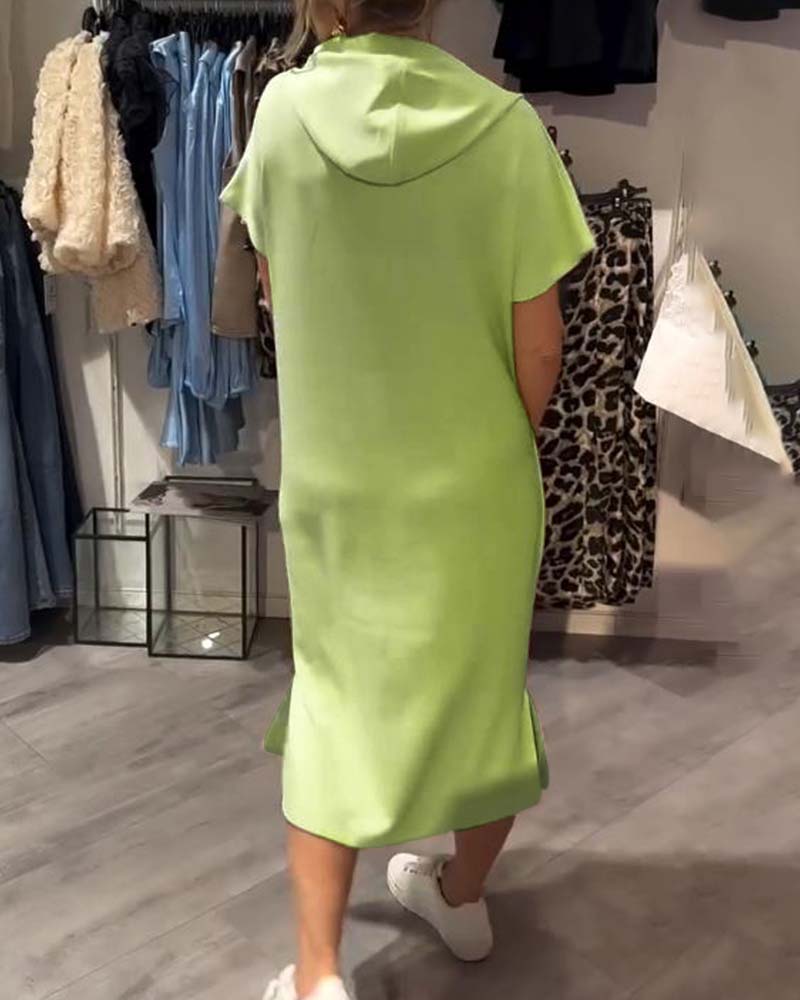 Sheeka™ – Avslappnad Hoodieklänning för Kvinnor