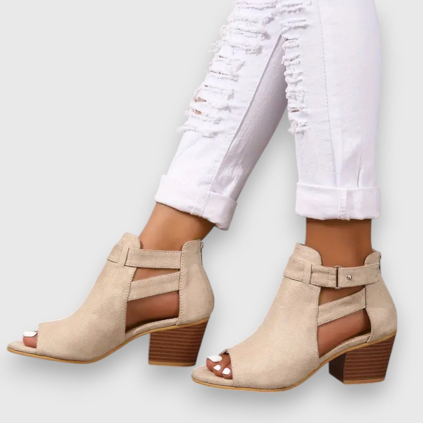 Zelda™ – Sandaler med Breda Klackar för Dam