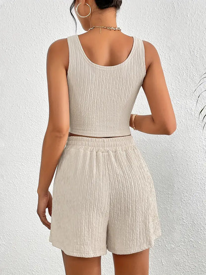 Diana™ – Ledigt Shortsset för Kvinnor