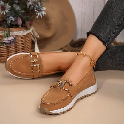 Bianca™ – Damens Loafers med Spänne