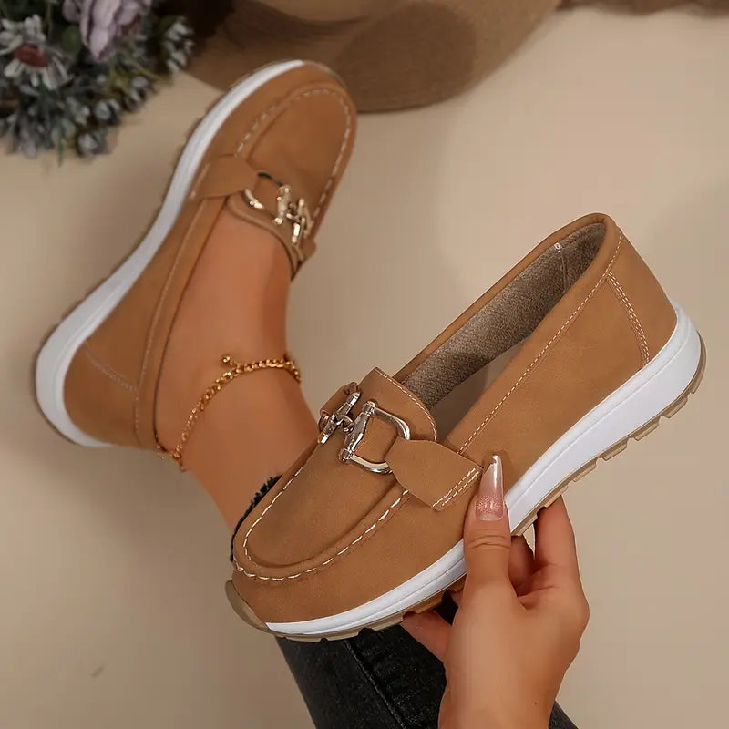 Bianca™ – Damens Loafers med Spänne