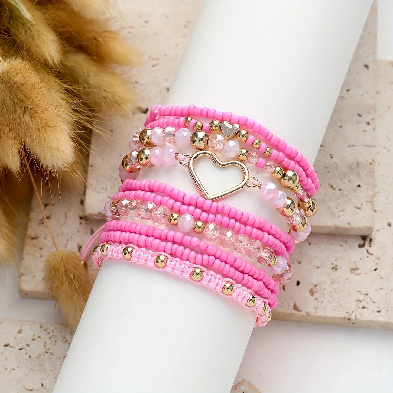 Kärlek omsorg Armband | Tillsammans mot Bröstcancer