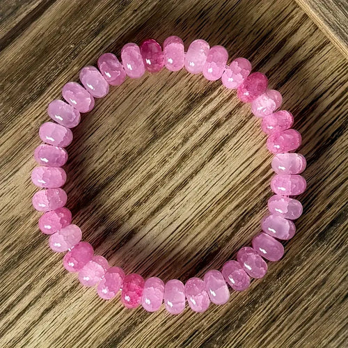 Naturligt Rosa Armband | Tillsammans mot Bröstcancer