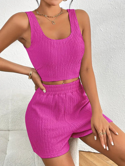 Diana™ – Ledigt Shortsset för Kvinnor