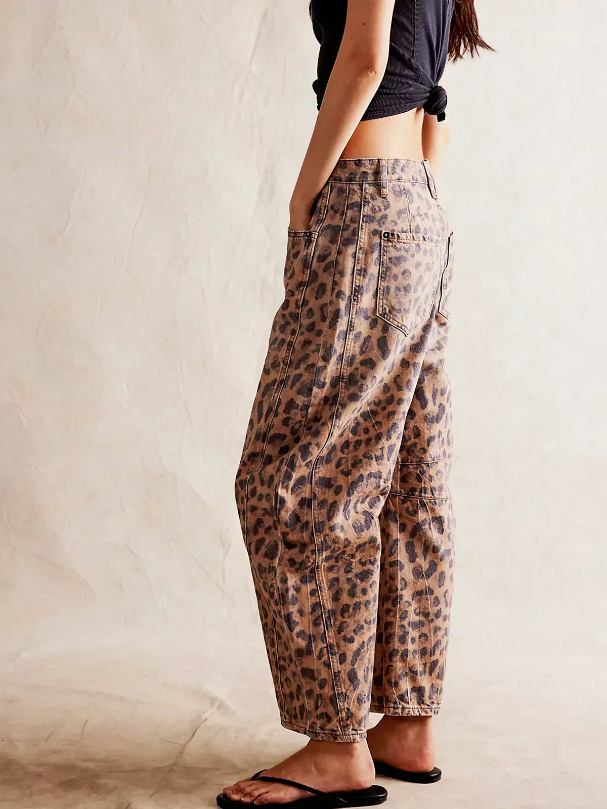 Erish™ – Damens Bekväma Leopardbyxor