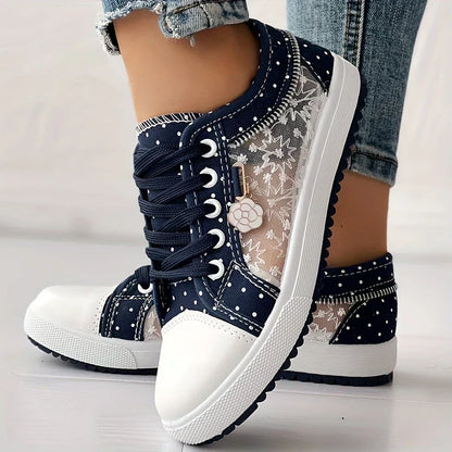 Lara™ - Blommig Mesh-sneaker för Kvinnor