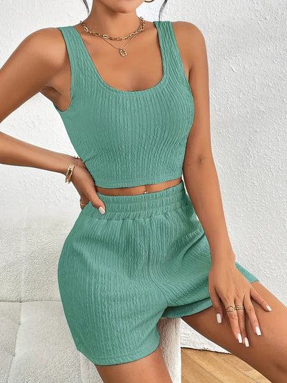 Diana™ – Ledigt Shortsset för Kvinnor