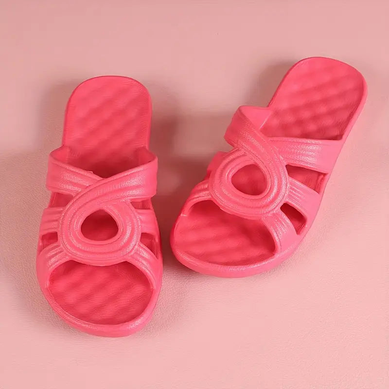Quiana™ – Hålmönstrade Flat Slides