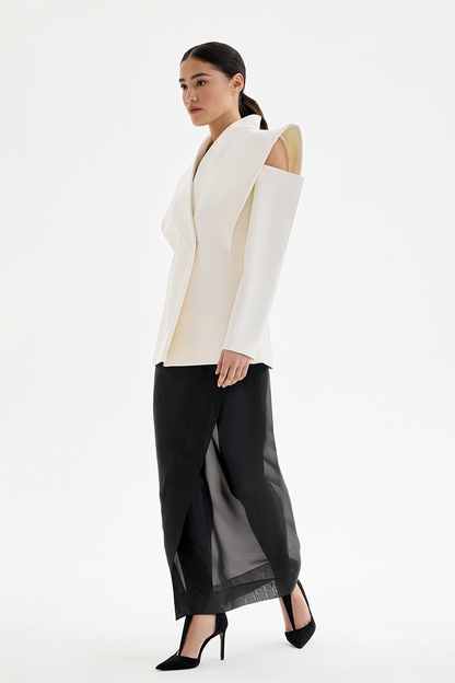 Valerie™ - Kvinnor Skulpterad Axelblazer