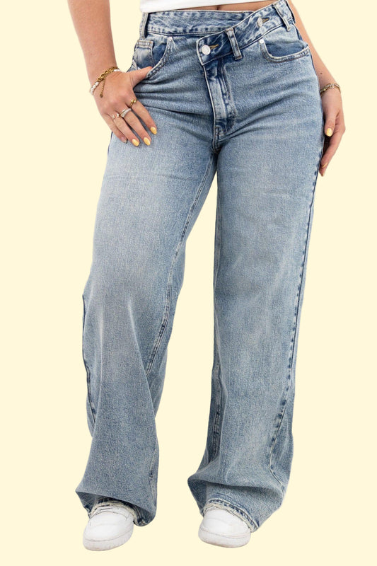 Vera™ -Lösa jeansbyxor