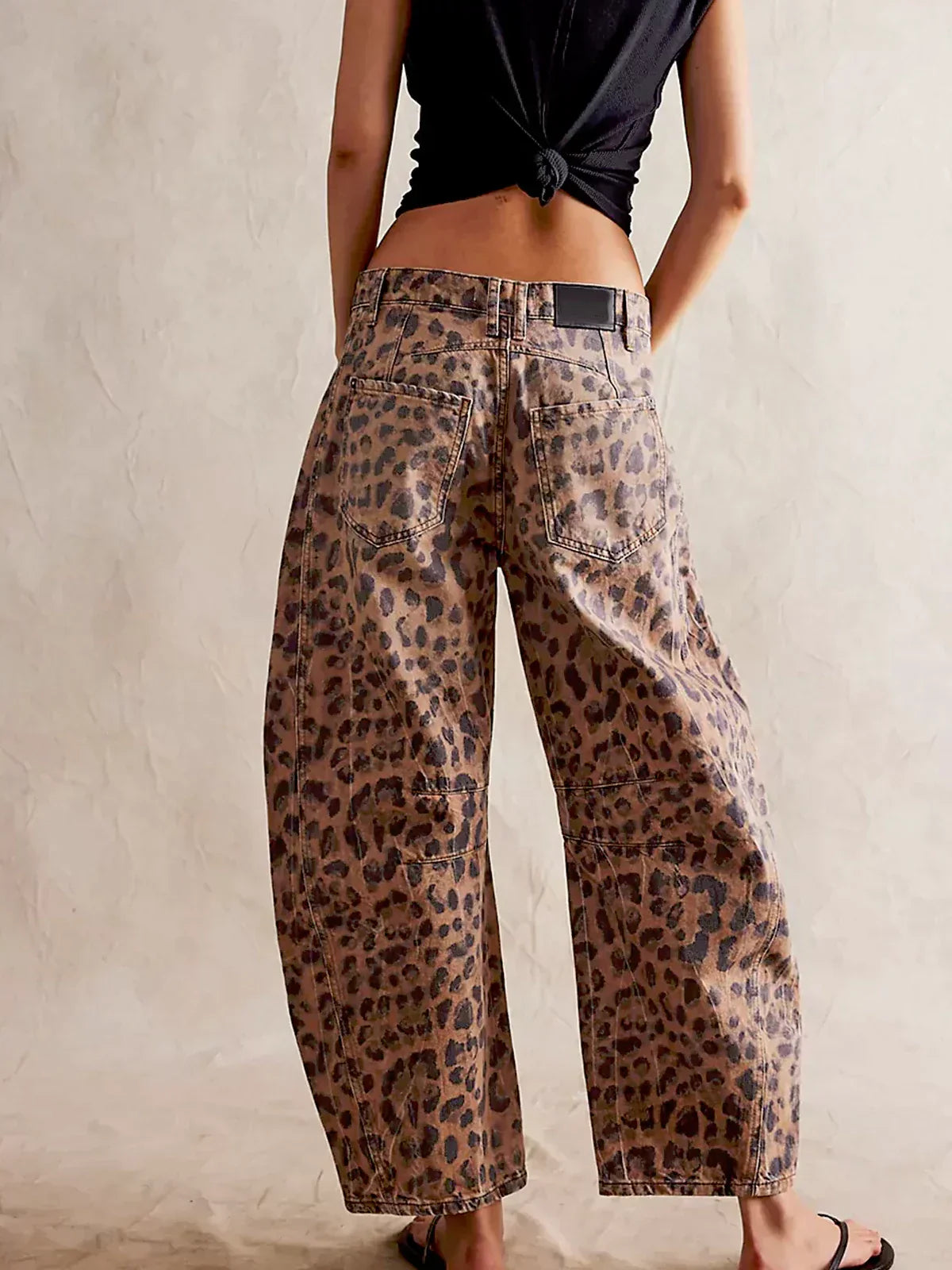 Erish™ – Damens Bekväma Leopardbyxor
