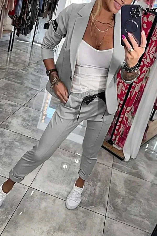 Valerie™ – Ledigt Kavaj Byxset