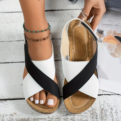 Paula™ – Damens Sandaler med Platå och Kilklack