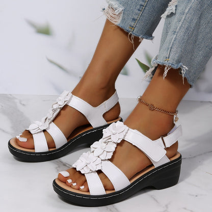 Orina™ - Stödjande Bordeaux Sandaler för Dam