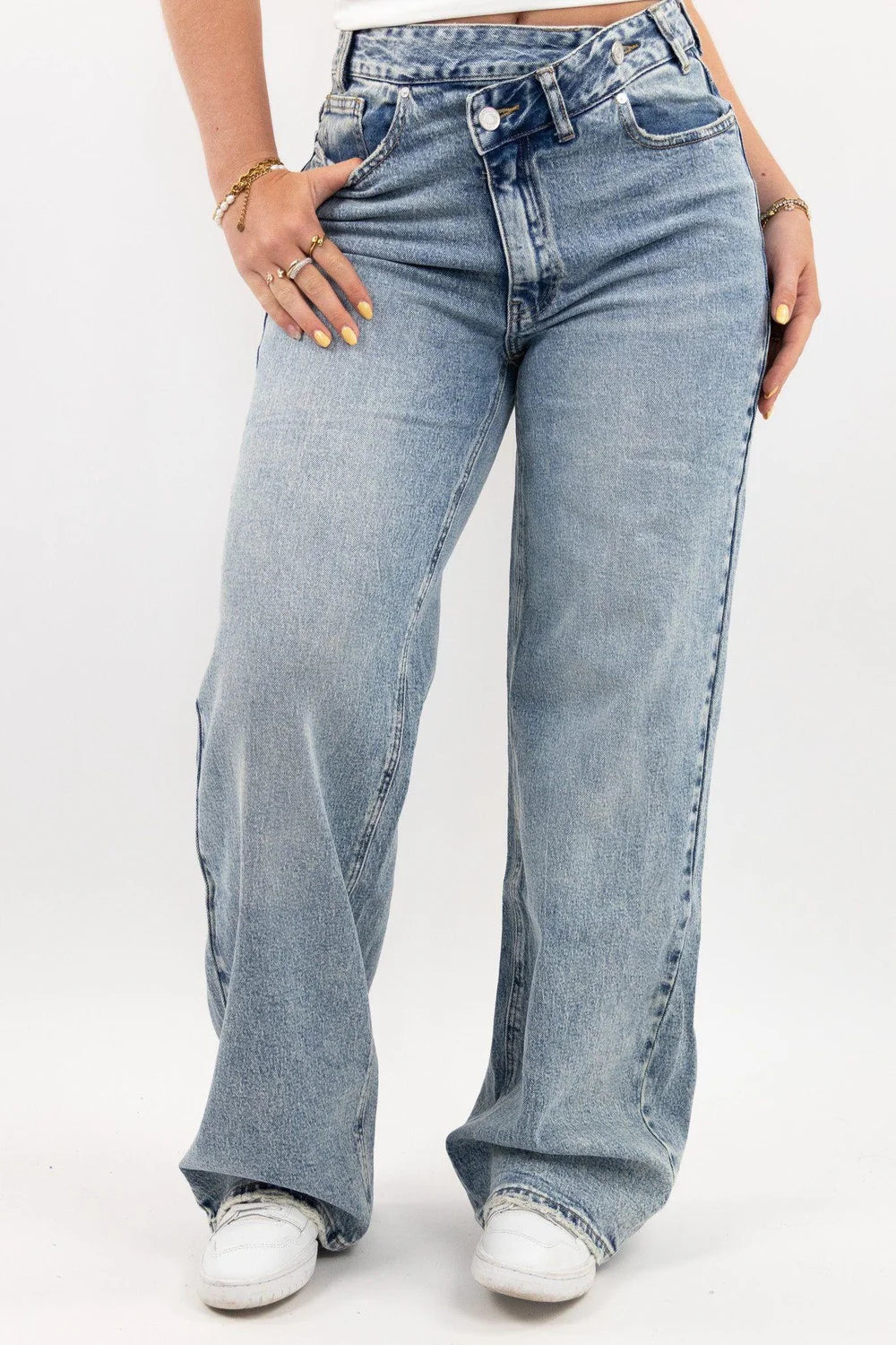 Vera™ -Lösa jeansbyxor