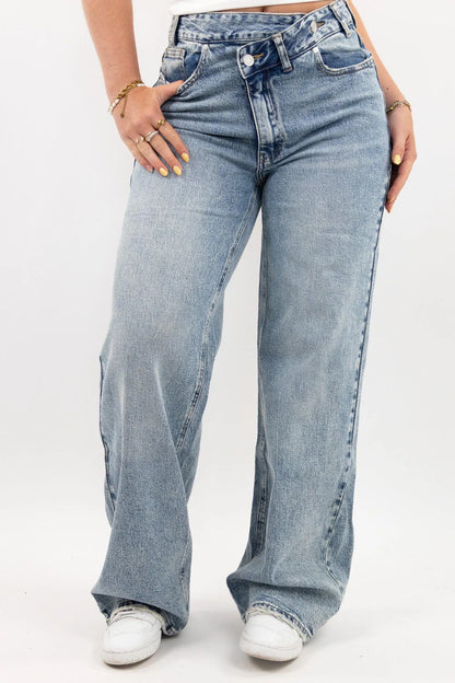 Vera™ -Lösa jeansbyxor