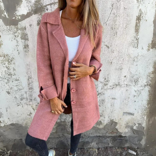 Alexandra™ - Lång Knäppt Kappa