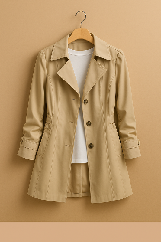 Xandra™ – Klassisk Trenchcoat för Kvinnor