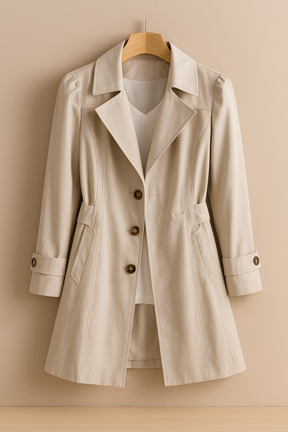 Xandra™ – Klassisk Trenchcoat för Kvinnor
