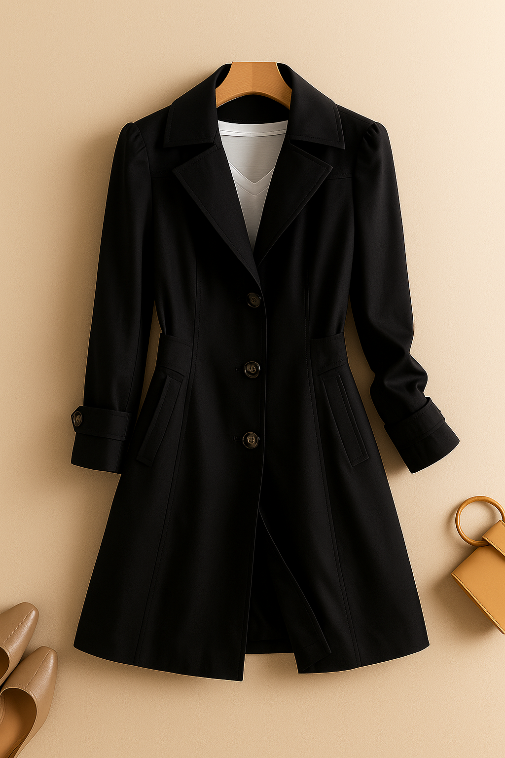 Xandra™ – Klassisk Trenchcoat för Kvinnor