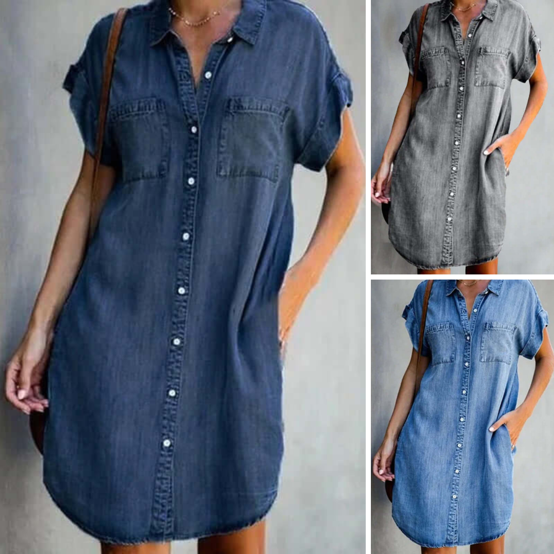 Henrika™ – Denimklänning