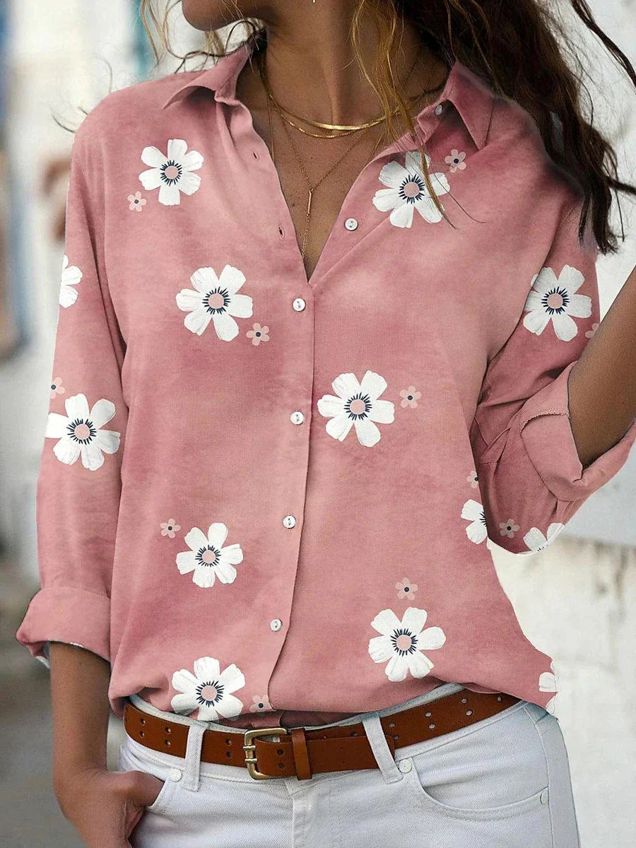 Dara™ – Damens Blommig Mönstrad Blus