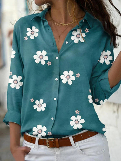 Dara™ – Damens Blommig Mönstrad Blus